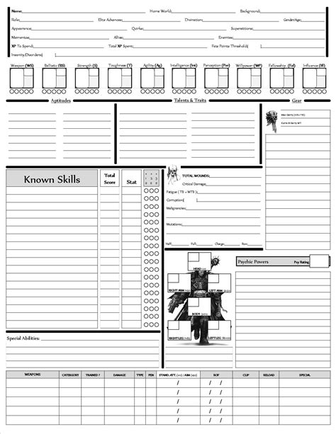 warhammer character builder.